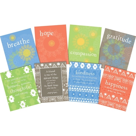 Barker Creek Be Kind Motivational Art Print, 8/Set 4187